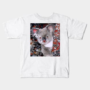 A Cute Koala - Painted Portrait Kids T-Shirt